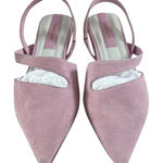 Franco Sarto  Pink Women’s Ballet Pointed Toe Sling Back leather Flats Size 7 Photo 0