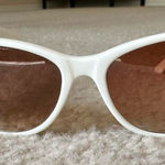 Fossil  Rhinestone White Sunglasses with Brown Lenses Photo 0