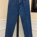 Wrangler Vintage  Women’s Cowboy Cut Slim Fit Jeans 13MWZ Size 12R Dark Wash Photo 0