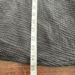 Bryn Walker  Cotton Gauze 3/4 Sleeve Etta Shirt In Black Size S Photo 10