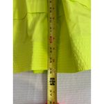 Hunter Bell Hunter‎ Bell Parker Mini Dress Womens Lime Cotton Poplin Pintuck Photo 5