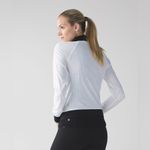 Lululemon gold charm logo Sweaty Or Not Jacket
White / Black Photo 2