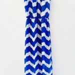 Gianni Bini Chevron Halter Neck Maxi Dress Photo 0