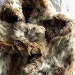 Vintage Dollhouse Outwear Women's Faux Fur Puffy Coat Jacket Sz L Western 98790 Brown Size L Photo 14