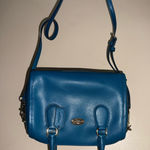 COACH Shoulder Bag Crossbody Bag Hand Bag color Blue Leather F33329‎ U Photo 0