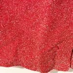 Budweiser  Vintage Women’s Large Red Sparkle Promo Cocktail Tank Dress Photo 4