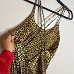 Victoria's Secret 90's  leopard print strappy lingerie slip dress Photo 3