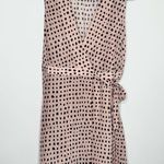 Amour Vert  Ivy Washable Silk Dress in Valencia Dot Pink Photo 2