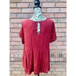 NWT  Red Pullover Scoop Neck Top Torrid Size 1 US 14-16 Photo 2