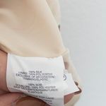 Madewell Womens Dress Size S Cream Strawberry Silk Puff Sleeve Cottage Coquette Photo 7