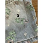 NWT Saint Morta Denim Jean Shorts Size 34 Floral Distressed Cotton Boho Hippie Blue Photo 10