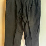 Briggs New York  women’s Black wide Leg Pleated capri‎ Size 16 business casual Photo 0