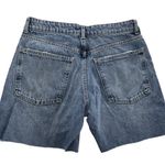 ZARA  Shorts Womens 8 Blue Denim High Rise‎ Raw Hem Cutoff Casual Summer Photo 1