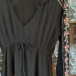 American Eagle AE Long-Sleeve Embroidered Babydoll Dress Photo 7