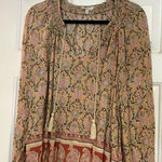 Lucky Brand  Floral Boho Tunic Top Photo 0