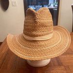 Anthropologie  adjustable straw sun hat Photo 0