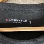 American Giant Black Short Sleeve Midi Dress Size S Photo 4