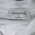 Aritzia  Babaton White Sleeveless Crewneck Shoulder Pad Tank Top Shirt size Small Photo 6