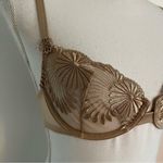 Wacoal  • Tan Unlined Embroidered Mesh Bra Photo 36