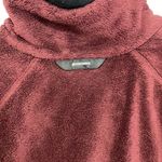 Columbia  Burgundy Fleece Zip up Jacket Photo 2