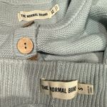 The Normal Brand Helen Henley Wide Leg Pants Thermal Sweater Set Sea Blue XS / S Photo 8