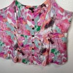 Torrid Womens Fit and Flare Twill Multicolor Button-Down Sleeveless Top 5X Photo 6