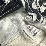 Farm Rio  Adidas Tiro Wide Leg Track Pants Tropical Print Black White Size XS Photo 15