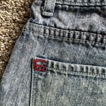 BDG  Denim Shorts Women's High Waisted Frayed Hem Acid Wash Blue Distressed‎ Photo 5