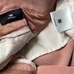 EXPRESS Midi Super High Rise Paper Bag Shorts Tan Size 00 Pleated Pockets Photo 5