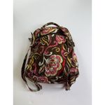 Vera Bradley Quilted Backpack Retired Puccini Vintage Full Zip Adjustable Strap Photo 1