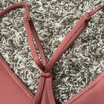 Skatie Zero Racerback Sports Bra in "Dune" Terra Cotta Color Photo 7