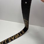 VTG ALLSAINTS ROCKS Studded Black Leather Belt Y2K Womens S Designer Punk Photo 5