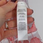 Chico's  Womens Burnout Open Front Cardigan Coral Zebra Print Lightweight Size 2 L Photo 4