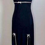 Vintage Y2K Slinky Dress Black Photo 2