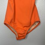 Lands' End Women's Orange One-Piece Swimsuit NWOT Size Small Photo 3