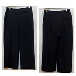 Karen Millen Black Wide Leg Side Zipper Pocket Work Pant Size 8 (M) Photo 1