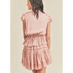 Reset blush Women satin dress size medium NWOT Pink Photo 1