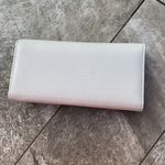Stone pleather full length wallet Gray Photo 1