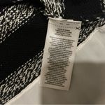 Ralph Lauren  layered cotton blend pullover sweater black white striped size s/p Photo 4