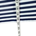 J. McLaughlin  Nicola Skirt Womens Small Stripe Stretch Catalina Cloth Nautical Photo 7