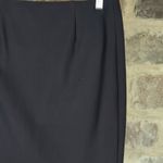 Ecru  Black Pull On Pencil Skirt Woman's‎ Small Business Career Stretch Scuba Photo 1