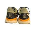 Hoka Clifton 7 Wide Running Shoes On Cloud Insoles Blue Orange Size 9D Wide Photo 3