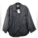 ALC Frank NWT A.L.C. Shane Jacket Shacket Black‎ Size MEDIUM Photo 3