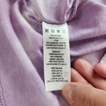 Sundry  Lilac Purple White Tye-Dye Long Sleeve Round Neckline Shirt Size 2 NWT Photo 12