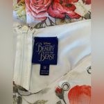 Disney Beauty Beast Floral Romper Long‎ Sleeve Sz M Fairy Y2K Cottagecore White Size M Photo 3