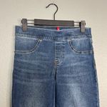 Spanx Women's Pull On Skinny Jeans Size S Midrise Crop Ankle Distressed Raw Hem Photo 2