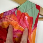 Chico's  Tropical Floral Midi Dress Sz US 4 Resort Vacation Cruise Beach Colorful Photo 4