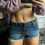Low Rise Denim Shorts Size 26 Photo 0