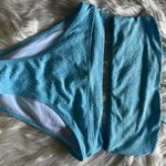 SheIn Light Blue Two-Piece Swimsuit Photo 0
