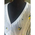 Forever 21  Lemon Blue Knit Cardigan – Size 0 Photo 2